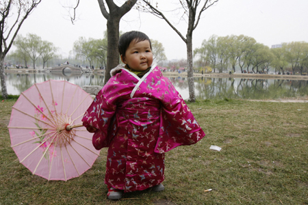 Cherry in full blossom embodies friendliness