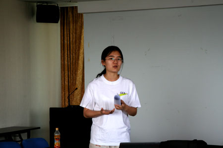 Volunteers devote to hotel staff training course