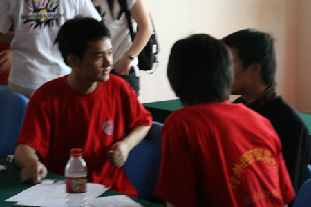 Volunteers devote to hotel staff training course