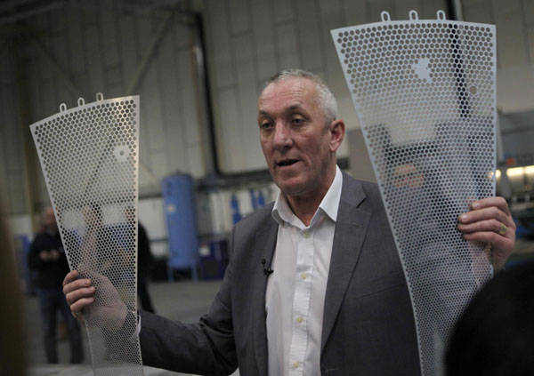 The process of making torches for the London Olympics involves many thorough details. Making of the torch