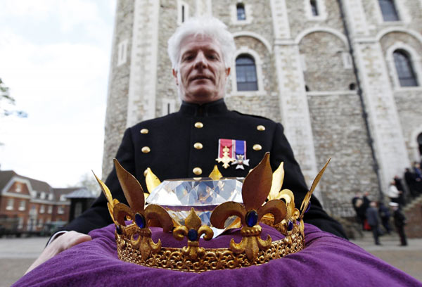 The Tower of London, used by British monarchs for over 600 years to hoard crowns and jewels, took delivery of its newest treasure on Monday when 4,700 gold, silver and bronze Olympic medals were handed over for safe-keeping. Tower of London guards Olympic treasure