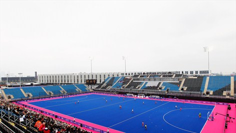 The temporary Riverbank Arena in the Olympic Park is an innovative and inspiring venue that will stage thrilling sporting action during the Games. Riverbank Arena - Olympic Park