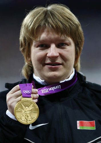 Olympic women's shot put champion Nadezhda Ostapchuk has been stripped of the gold medal she won at the London Games a week ago after testing positive for a banned anabolic steroid. Ostapchuk stripped of gold for doping