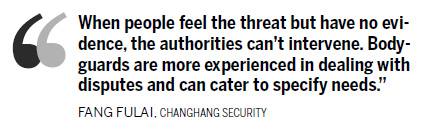 Bodyguards in line of hire for more people