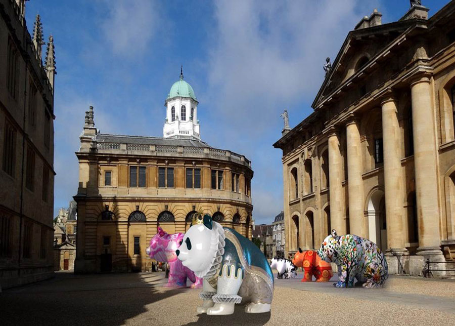 Find panda statues in your city