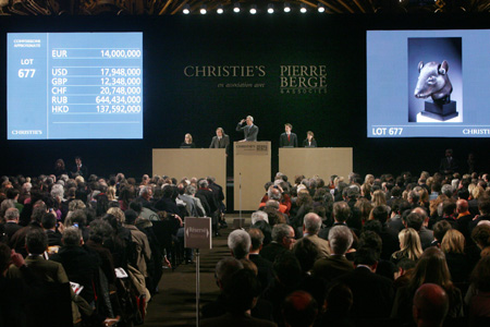 Looted Chinese relics sold for 14m euros each