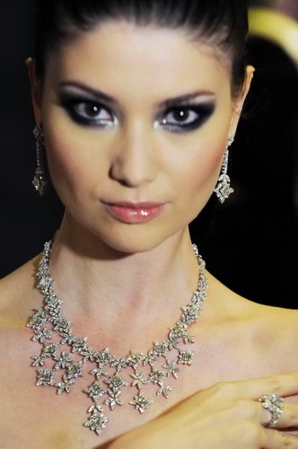 Italian jewelry on display in Hong Kong