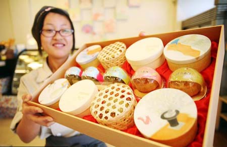 Moon cakes already on the market