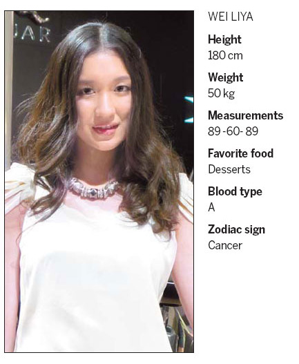 Meet the car model: Wei Lijia