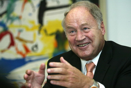 New chairman turns to China in downturn