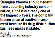 Shanghai Pharma drug-making assets raise funds