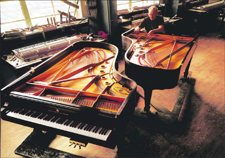 For Steinway, it's rhapsody in red