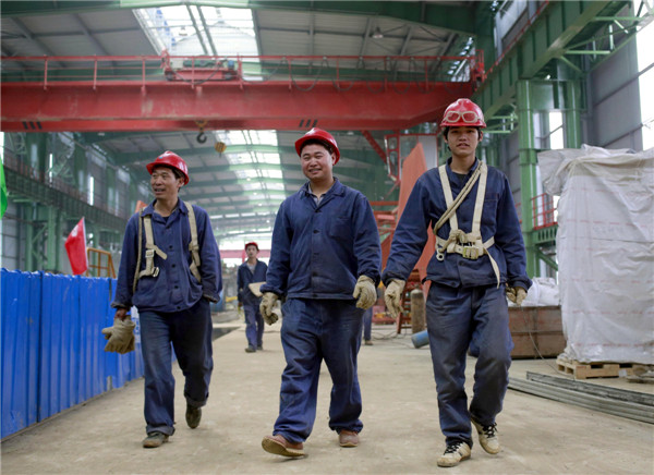 Guiyang Special Steel Co, established in 1958, is currently building a new factory in Xiuwen county. Feng Yongbin / China Daily Economic transformation bears fruit in Guizhou