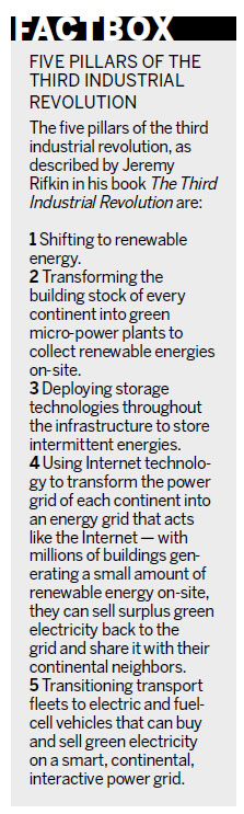 China's future connected to third industrial revolution: Author