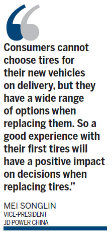 On a roll, tire makers expand outlets