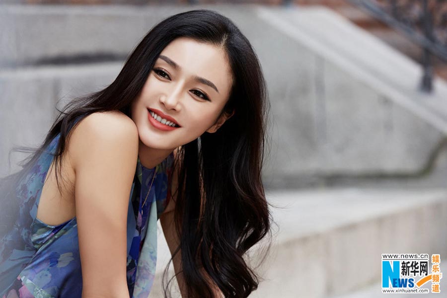 Qin Lan's spring photo shoot