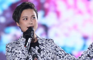 Li Yuchun poses for Harper's Bazaar magazine