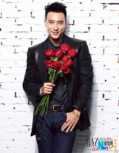 Wang Yangming poses for Bazaar Jewelry