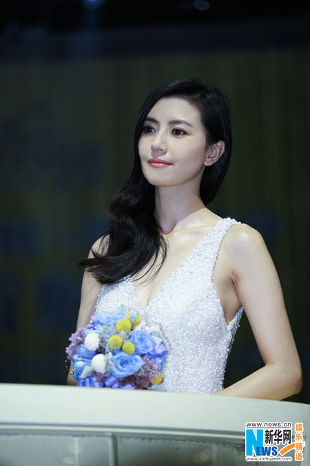 Actress Gao Yuanyuan attends fashion activity in Shanghai