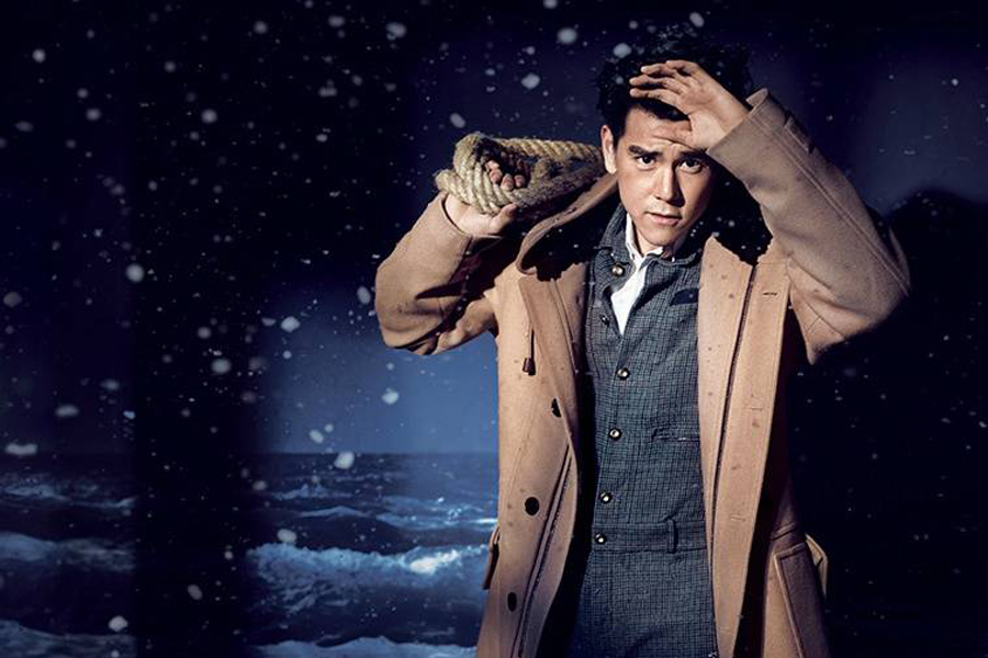 Eddie Peng poses photos for 'L'Officiel Hommes' magazine