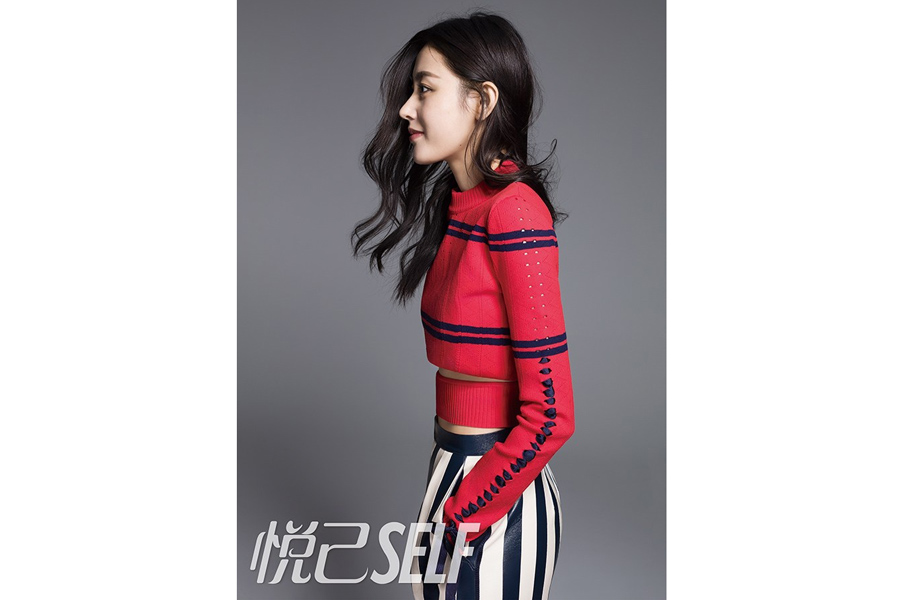 Actress Zhang Tianai covers fashion magazine