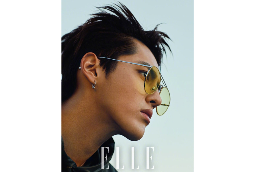 Fashion icon Kris Wu poses for the fashion magazine