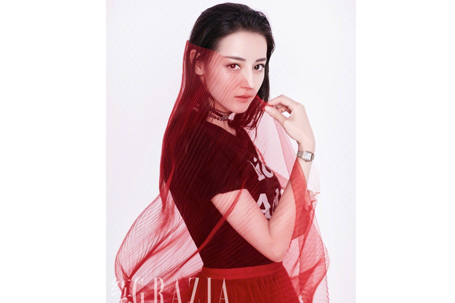 Actress Dilraba Dilmurat poses for fashion magazine