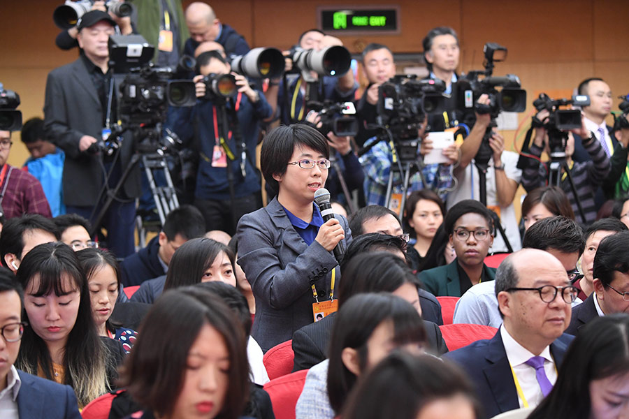 Press conference held on economic development