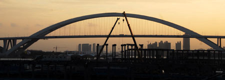 'One axis and four pavilions': Post-Expo landmarks