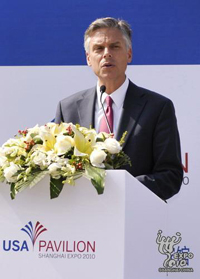 USA Pavilion hits milestone