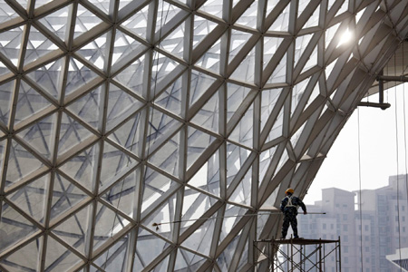 Works on Expo site continue