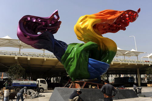 Construction almost winded up in Expo Park