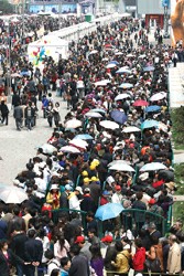 Visit the Puxi section and avoid long queues