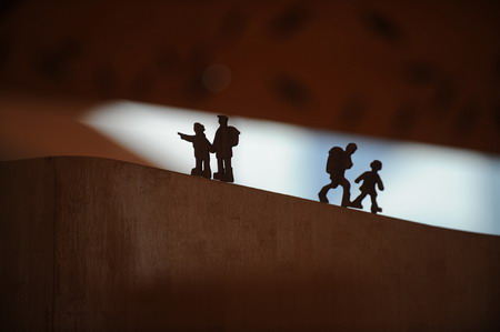 Bamboo sculptures reflect Norwegian outdoor life