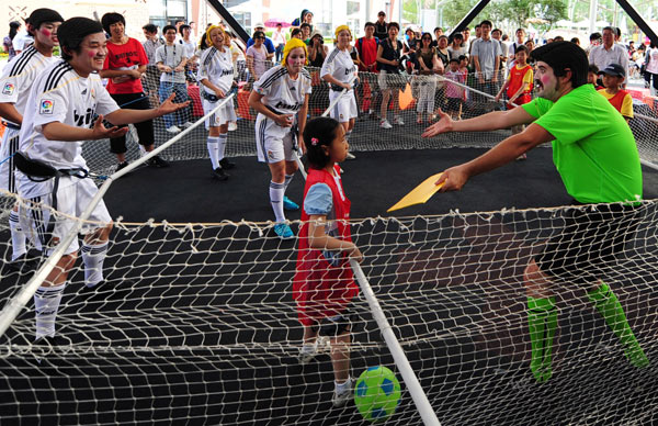 Foosball fun at Expo Park
