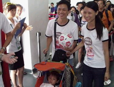 250,000th visitor to Liverpool Pavilion wins ball