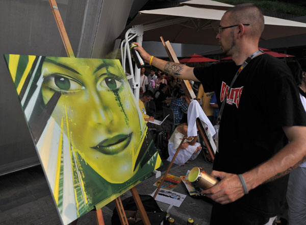 Graffiti art at Expo Park