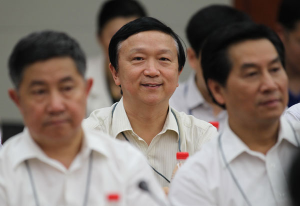 Officials at a seminar during German Chancellor Angela Merkel's visit to the Party School in 2010. Xu Jingxing / China Daily Institutions open the door to scrutiny