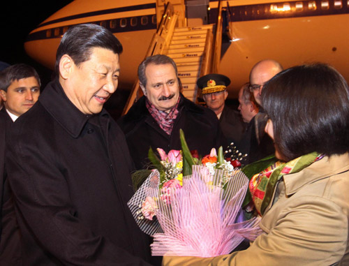 Xi arrives in Ankara for official visit Xi arrives in Ankara for official visit