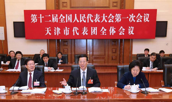 Government Work Report discussed by leaders