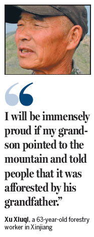 Forester helps turn mountains green