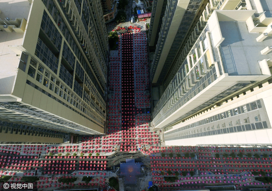 Housewarming feast in Guangzhou hosts 15,000 villagers