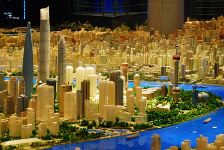 Model of China's tallest building-to-be on display