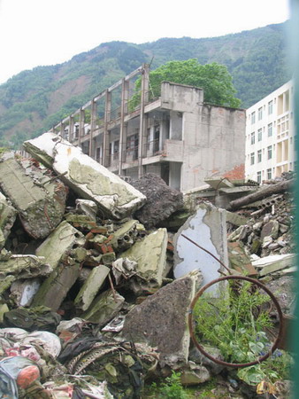 Beichuan's ruins left by Wenchuan Earthquake