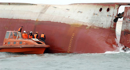 Survival chances slim for 11 missing people in NE China ship sink