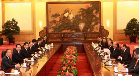 Chinese leaders meet visiting KMT chairman
