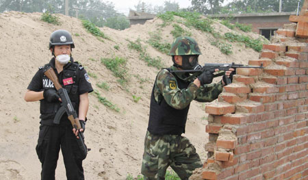 China ends anti-terrorism exercise