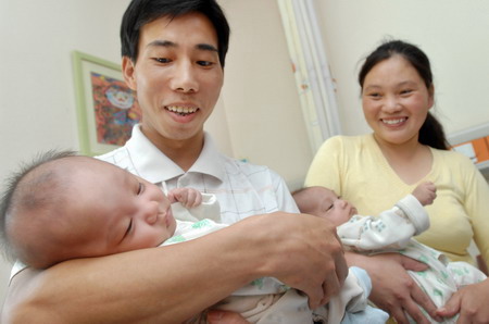 Conjoined twins separated and healthy