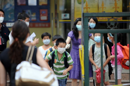 Beijing reports 1st H1N1 mass infection at school