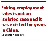 Universities faking job contracts